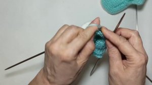 Ботиночки для малышей спицами/ Подробный МК часть2