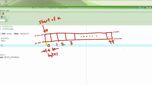 C Programming Tutorial 22 - Pointers and Arrays - Part 1 смотреть онлайн