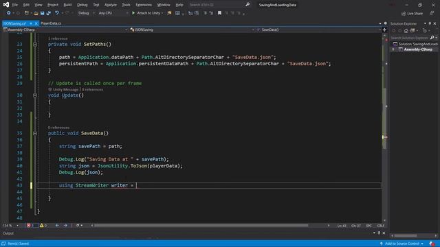 SAVE PERSISTENT DATA with JsonUtility in Unity смотреть онлайн
