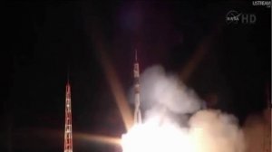 Старт пилотируемого космического корабля Союз ТМА-21