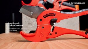 Kunststoffrohrscheren ROCUT TC 42, 50, 63 und 75 Professional