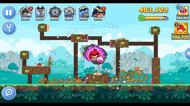 Angry Birds Friends Level 5 Tournament 1150 Highscore POWER-UP walkthrough смотреть онлайн