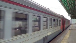 Электропоезд ЭД4М-0100, платформа Выхино