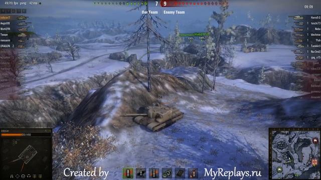 WOT: Arctic Region - AT 15 - 4 frags - смотреть онлайн