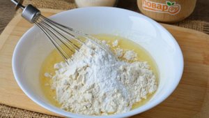 Печенье на кефире с яблоками