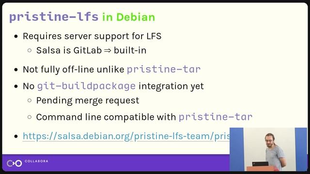 pristine-lfs: a robust replacement for pristine-tar using Git LFS смотреть онлайн