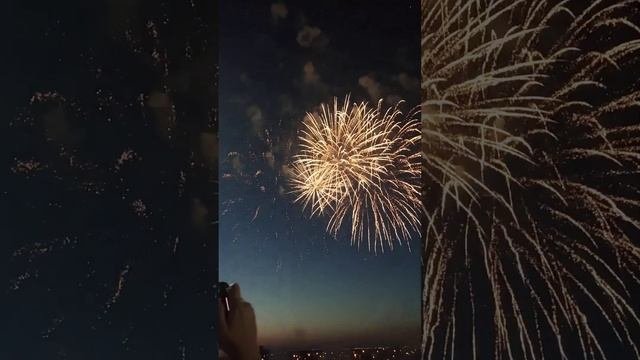 Праздничный салют в Тюмени в день города 29 июля 2023 на Набережной Туры#лучшийгородземли #тюмени43