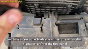 TUTORIAL: Skoda Fabia Mk2 (2007-2014) Fuse (Panel) Box Location & Diagram (layout)