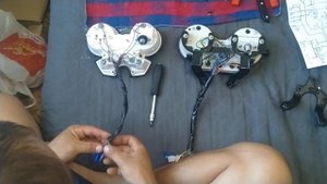 1. Установка приборной панели с Ямаха ybr 125 на мотоцикл баджаж боксер !!!