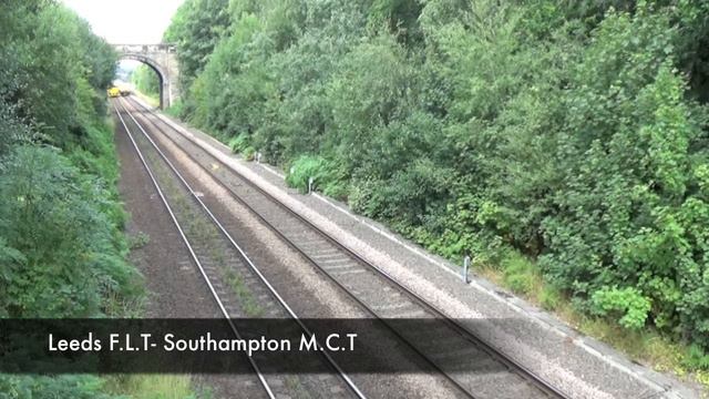 Colas Class 56 113 at Oakenshaw with 66,70 Workings 19/08/15 смотреть онлайн