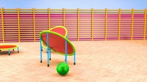 Funny Jumping Ball - Learn Colors With Superheroes & Playground Slide For Kids | Binkie TV Educatio