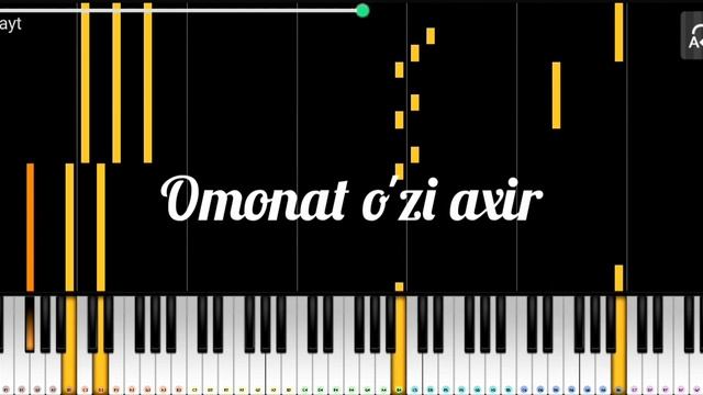 Shahzoda-Hayot ayt Piano cover Lyric Karaoke remix tekst qo'shiq matni смотреть онлайн