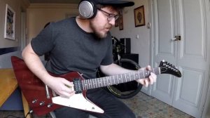 Girls in Black - 'Airbourne' (Runnin' Wild) Guitar Cover - Gibson Explorer -