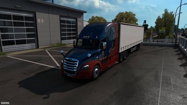 Euro Truck Simulator 2 top mods Freightliner Cascadia смотреть онлайн