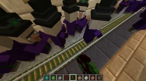 ШОК! МОБЫ БРОСАЮТСЯ ПОД ПОЕЗД МЕТРО В МАИНКРАФТ//MOBS JUMPS TO TRAIN IN METRO IN MINECRAFT