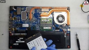 How To Upgrade SSD M.2 SATA In HDD Slot MSI GF63 Thin / Disassembly And Assembly