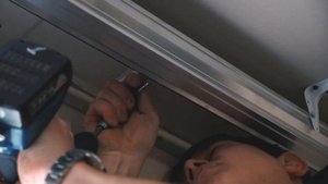 Потолочная система Шток и плёнка ПВХ Cold Stretch - монтаж без газового оборудования.