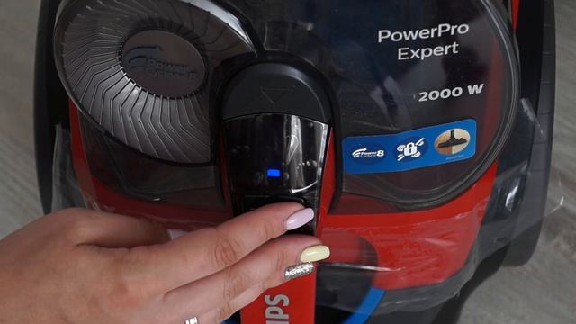 Регулировка и индикация мощности пылесоса Philips PowerPro Expert FC9728 смотреть онлайн