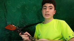 Популярные песни на одной струне!  учимся играть на одной струне
