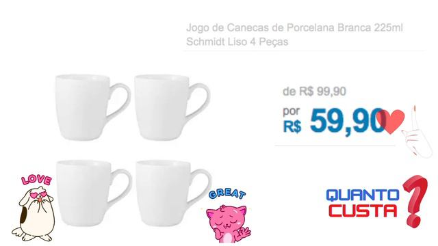 🔥💸   PROMOÇÃO JOGO DE XÍCARAS DA MAGALU 🔥💸   PREÇOS CAÍRAM❗❗❗