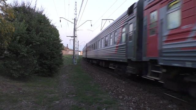 ЭП1М-611 с поездом №231 Ейск - Москва смотреть онлайн