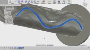 Уроки Fusion 360: моделирование ручки. Fusion 360 Tutorial: using Project to Surface and Pipe