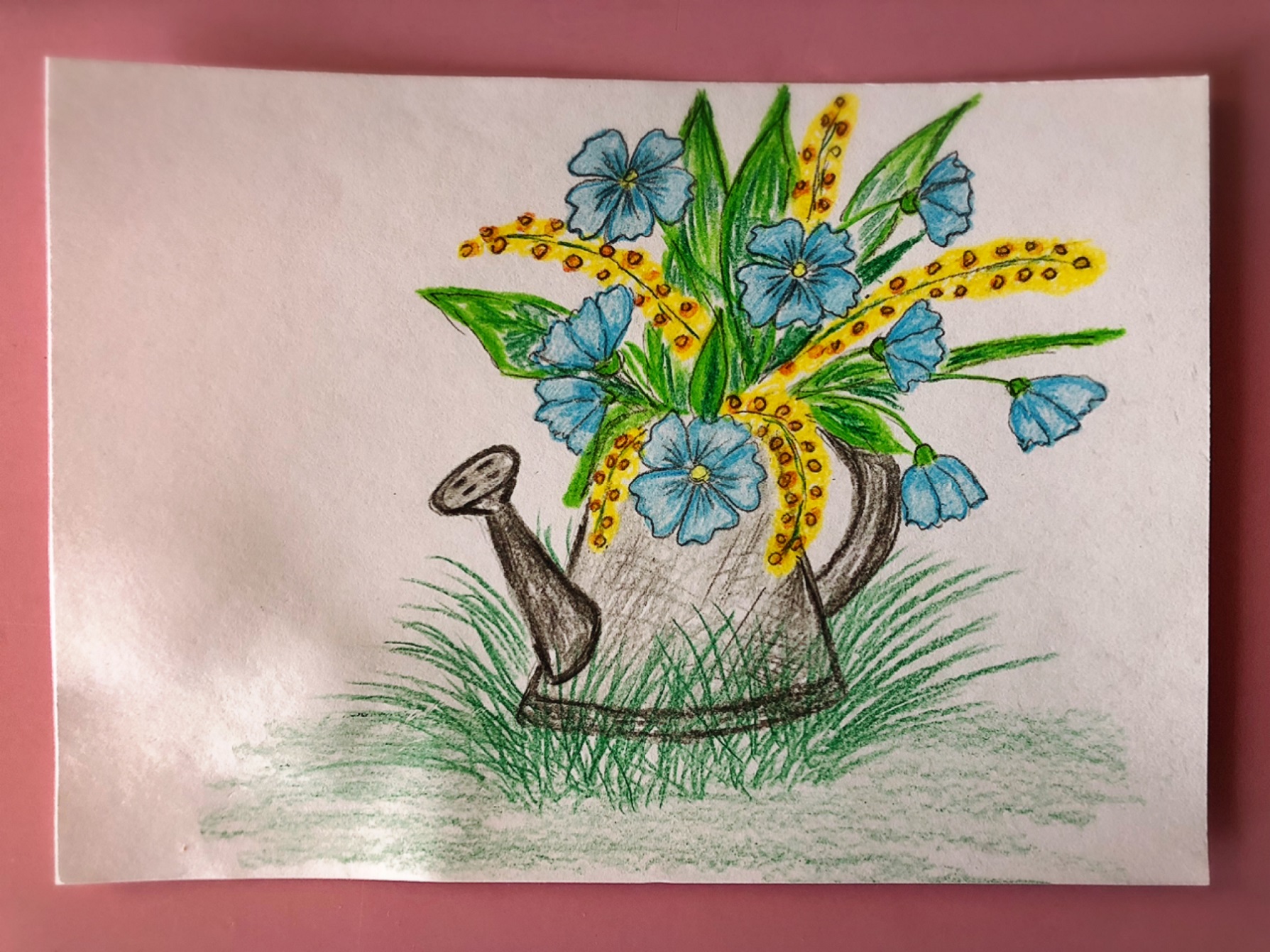 РИСОВАНИЕ для детей // Рисунок Цветы карандашами