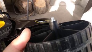 Газонокосилка Huter ELM-1400 продолжение, про колёса.
