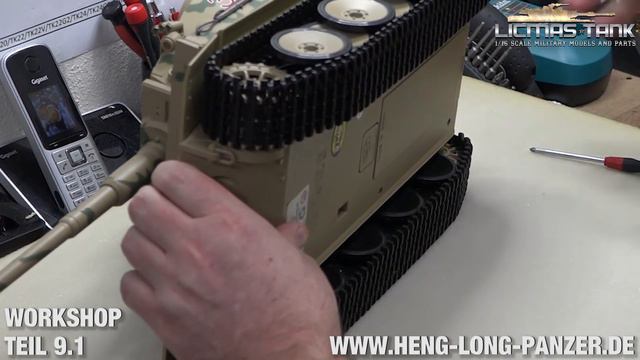 9.1 RC Panzer Workshop – Öffnen des Heng Long Tiger 1 2.4 GHz (4. Gen) 6mm Schussfunktion 3818-1 смотреть онлайн