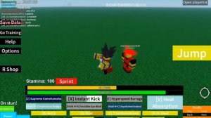 UI SHOWCASE (IN DEV) [DRAGON BALL R: REVAMPED |  ROBLOX]