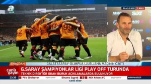 Galatasaray 1-0 Olimpija Ljubljana Okan Buruk Maç Sonu Basın Toplantısı / A Spor / Avrupa Gecesi