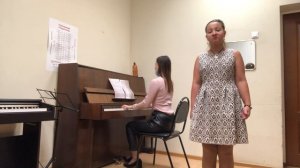 Колмакова Софья - «У реки» Преподаватель - Богуславская Н.Н., концертмейстер - Страшникова А.Д.