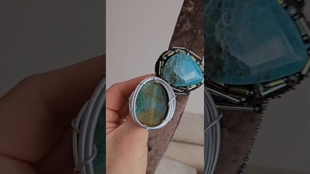 Чокер цветок, чепчик, крупные кольца, авторские украшения #украшения смотреть онлайн