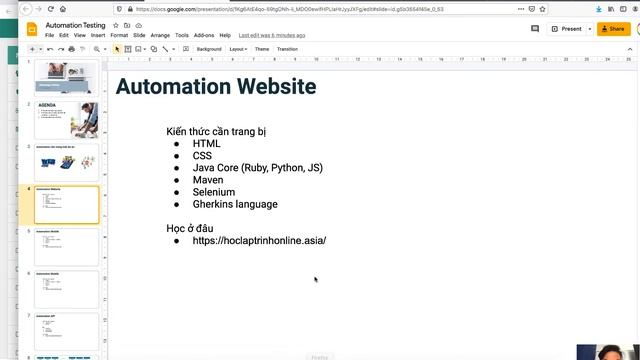 Bài 9 - Automation tester cần học những gì ?