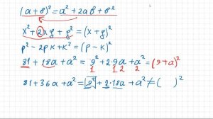 Формулы сокращенного уравнения. Сворачиваем формулы