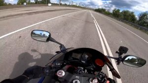 Прохват по трассе на СПОРТБАЙКЕ|ВИЛЛИ-3 Езда на заднем колесе