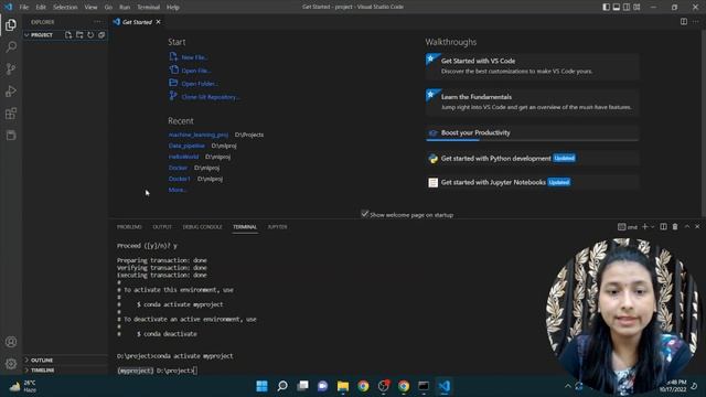 How to create a virtual environment for a python project | Creating new environment