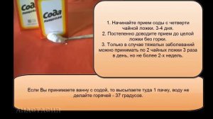 #СОДА. Как #принимать, сколько и сколько раз в день.