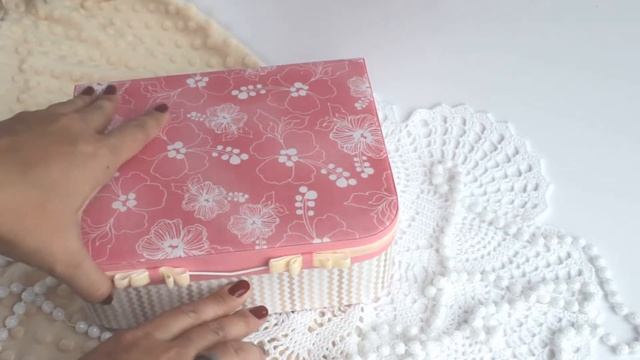 Скрапбукинг | Картонаж | Шкатулка для украшений | Видео обзор смотреть онлайн