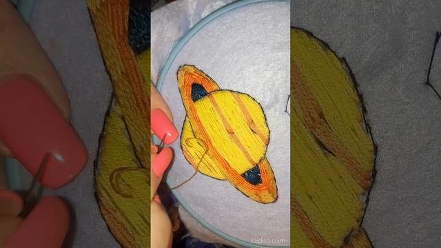 брошь Сатурн