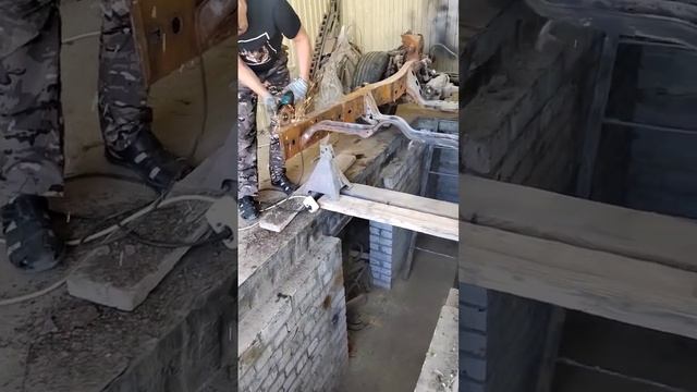 Прадо 120 сварка рамы и кузова #тойота #пескоструй #сварка смотреть онлайн