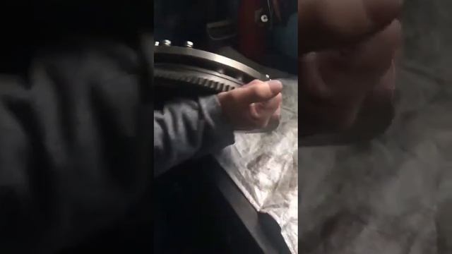 Одномассовый маховик после балансировки от Nissan Patrol Y61 ZD30 3.0 Diesel смотреть онлайн