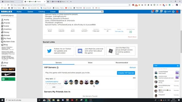 Roblox Mad City VIP Server and many other games!!!!! смотреть онлайн
