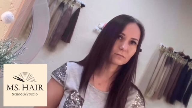 Снятие наращенных волос