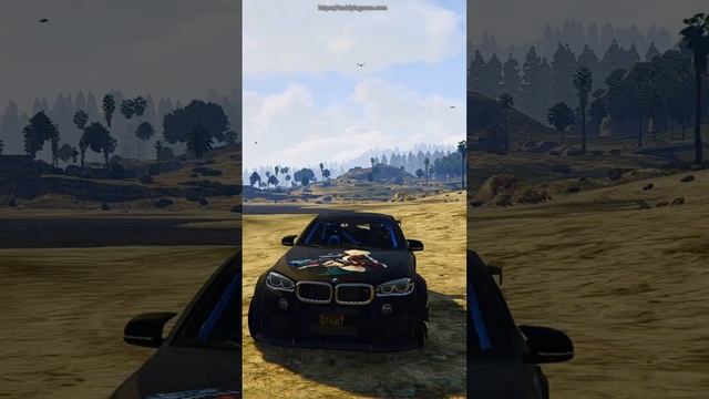 BMW X6 MATTE BLACK Seaside - GTA 5 #gothubit