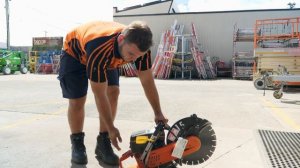 How to Start a CONCRETE SAW