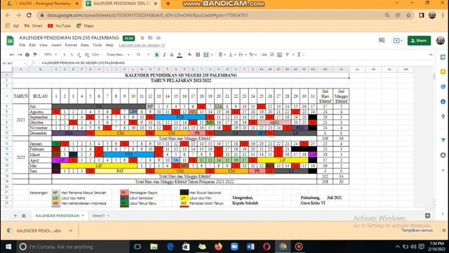 ADMINISTRASI KELAS | KALENDER PENDIDIKAN | CARA MEMBUAT KALENDER PENDIDIKAN смотреть онлайн