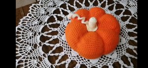 №46 Тыква крючком и детская манишка спицами . #молодой_блогер  #рукоделие  #вязание