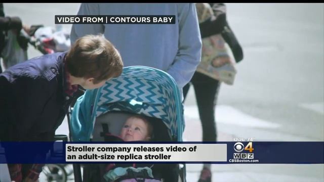 Company Makes Adult-Sized Stroller For Parents To Test смотреть онлайн