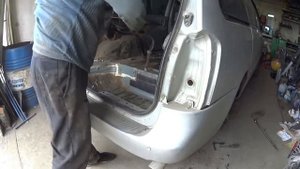 Снимаем задний бампер? Обсуждаем, зачем купили сильно гнилой автомобиль?Ремонт Мазды МПВ 2002 г.